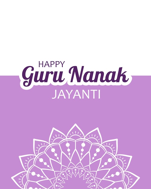 Feliz celebración del cumpleaños de Guru Nanak