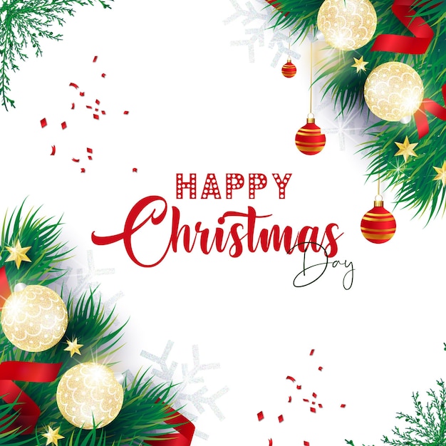 Feliz celebración del día de Navidad