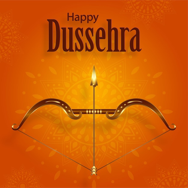 Feliz celebración del festival dussehra