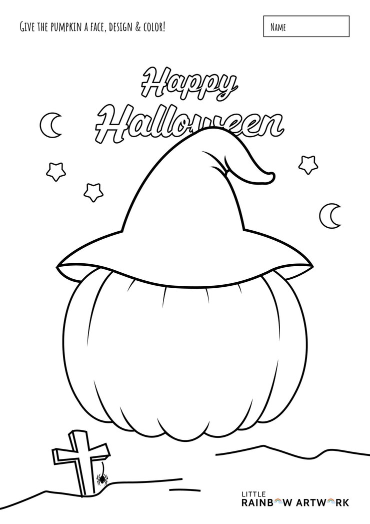 Feliz celebración de halloween diseño color amplificador