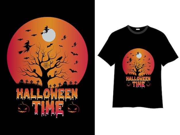 Feliz celebración de Halloween con noche y castillo aterrador