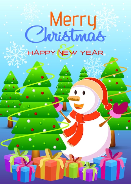 Feliz celebración de Navidad tarjetas de felicitación tarjetas de diseño vectorial estaciones de felicitación