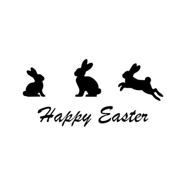 Feliz conejito de Pascua
