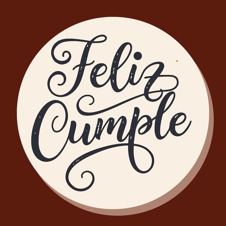 Vector feliz cumple feliz cumpleaños letras a mano acuarela caligrafía fiesta felicidades arte vectorial
