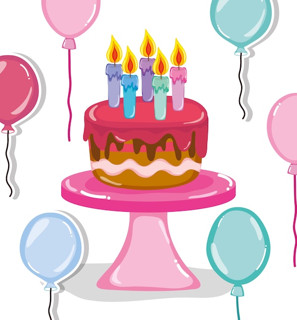 Feliz cumpleaños, caricaturas