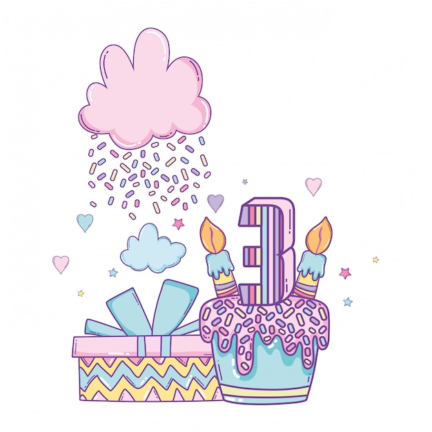 Feliz cumpleaños, caricaturas