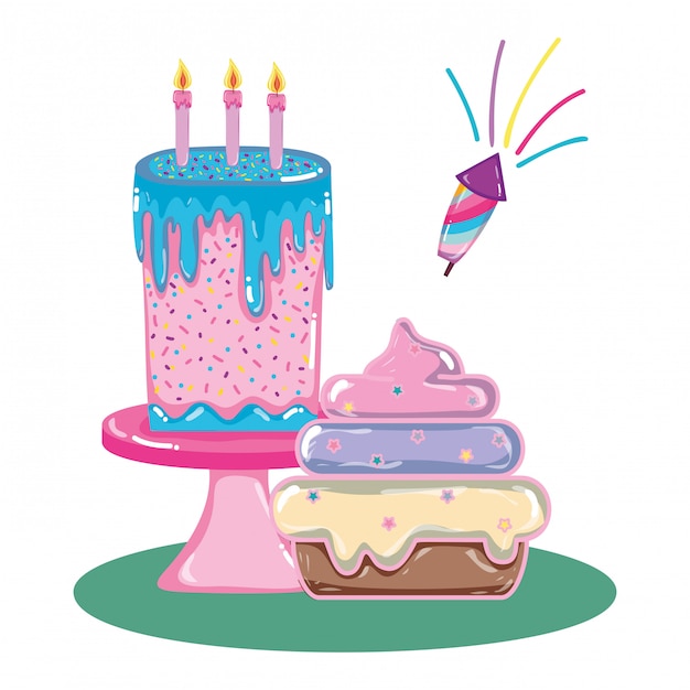 Feliz cumpleaños, caricaturas