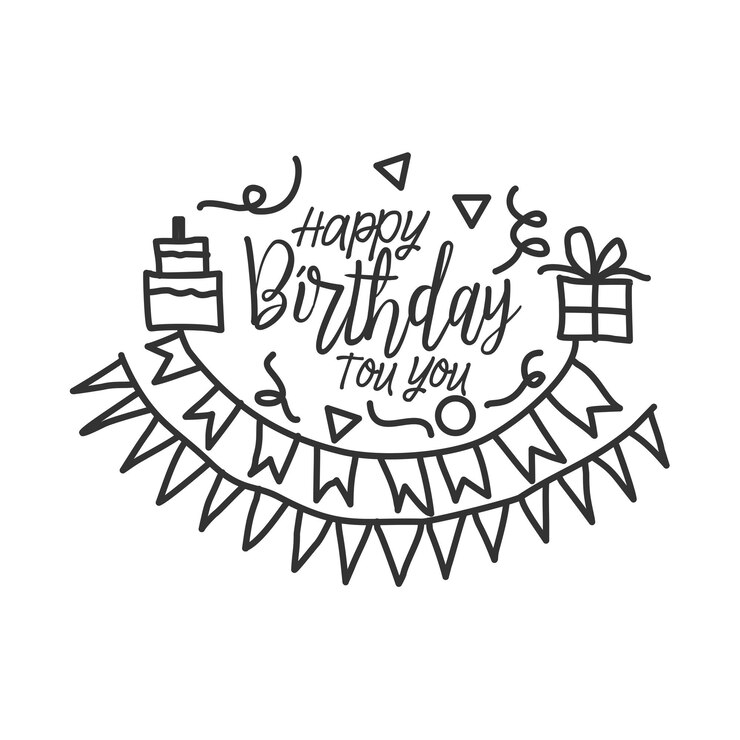 Vector feliz cumpleaños celebración saludo vector fondo diseño vector ilustración