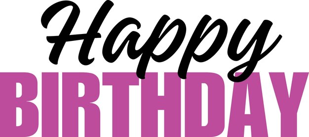 Feliz cumpleaños deseos vector de diseño para desear a su especial