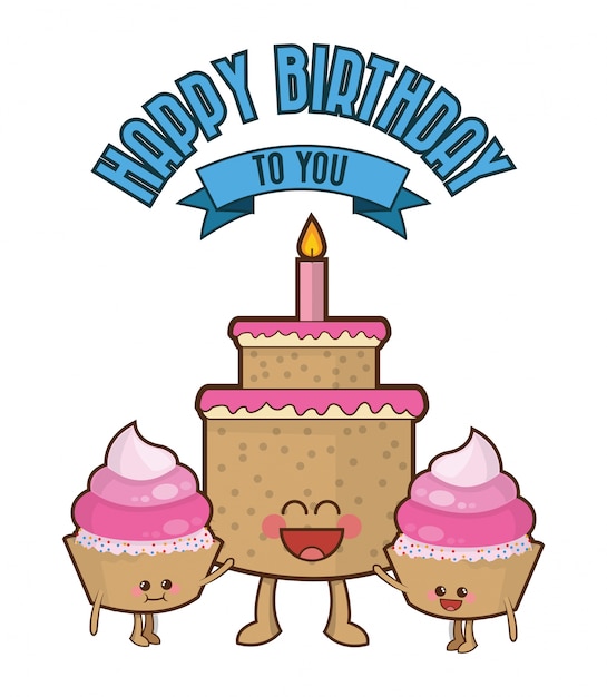 Feliz cumpleaños, diseño