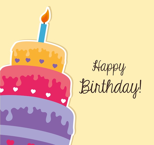 Feliz cumpleaños, diseño