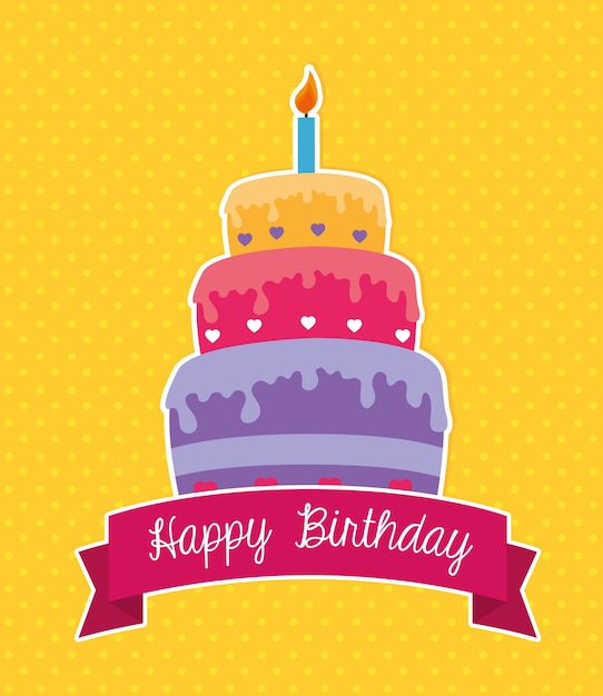 Feliz cumpleaños, diseño