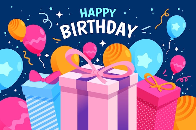 Feliz cumpleaños de fondo