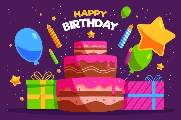 Feliz cumpleaños de fondo