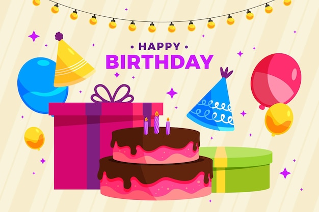 Feliz cumpleaños de fondo