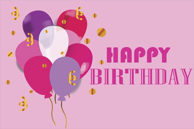feliz cumpleaños icono vector ilustración símbolo
