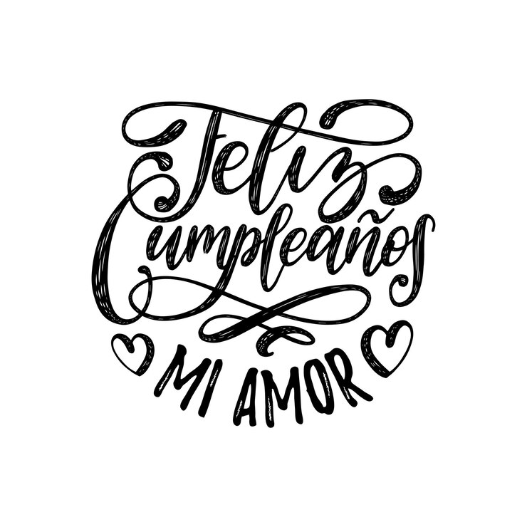 Vector feliz cumpleanos mi amor feliz cumpleaños mi amor