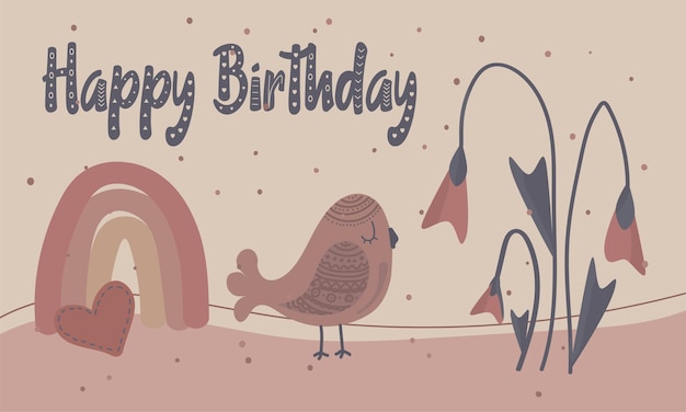 Feliz cumpleaños con el pájaro 1