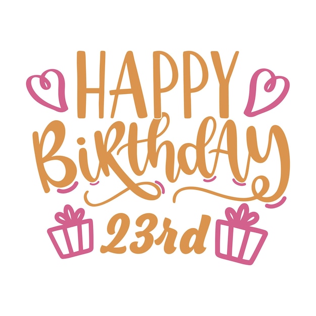 Feliz cumpleaños Svg Bundle