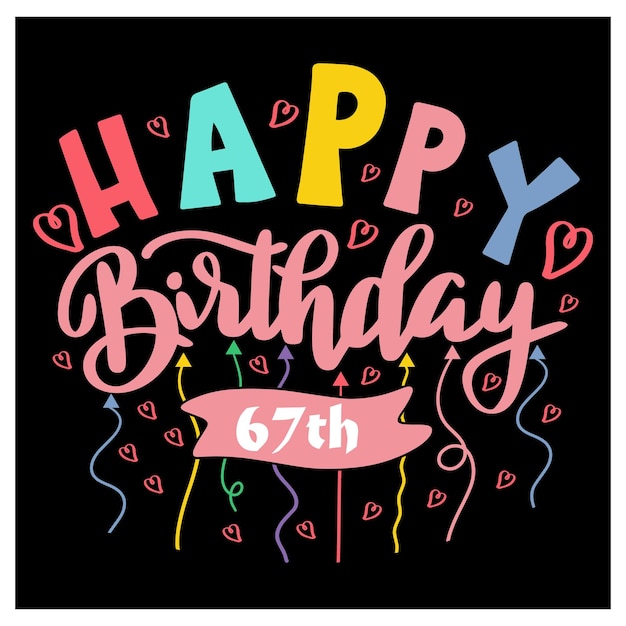 feliz cumpleaños svg diseño