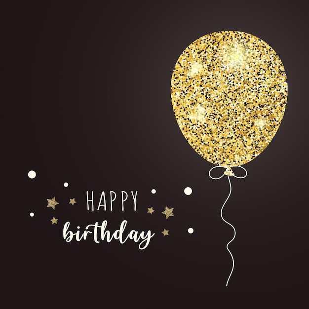 Feliz cumpleaños tarjeta de felicitación y invitación de fiesta conjunto de ilustración vectorial estilo dibujado a mano
