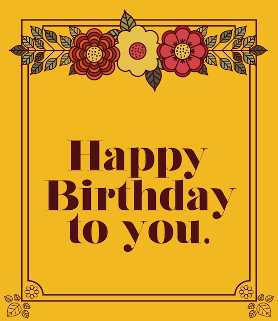 feliz cumpleaños para ti diseño