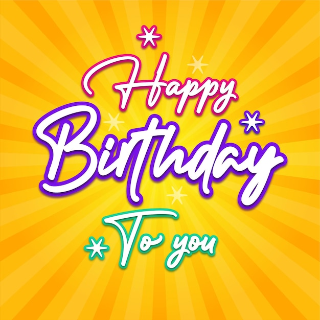 Feliz cumpleaños a ti