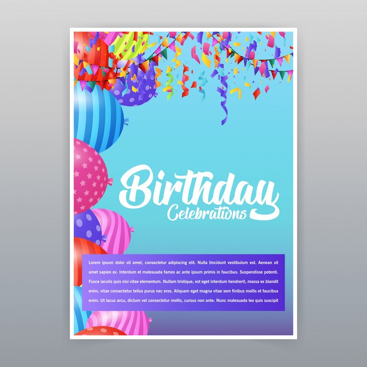 Vector feliz cumpleaños typogrpahy tarjeta con vector de diseño creativo