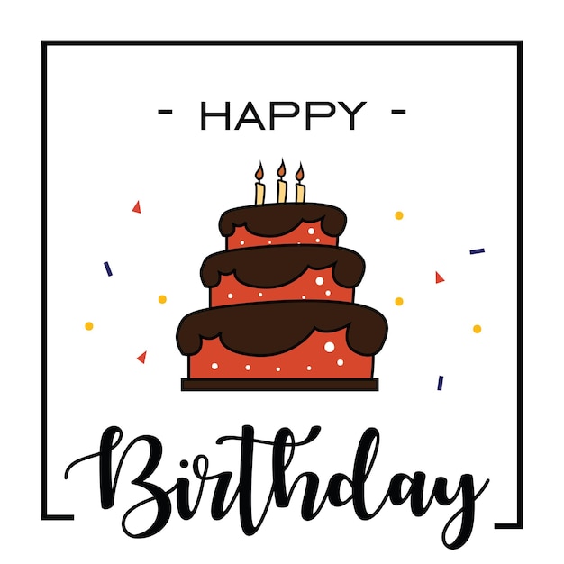 feliz cumpleaños, vector, plantilla, diseño, ilustración