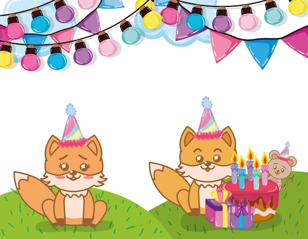 Feliz cumpleaños zorros