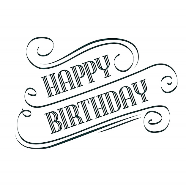 Feliz cumpleaños.