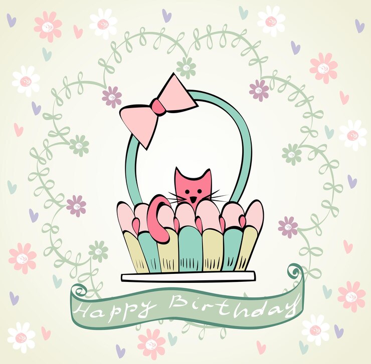 Vector feliz cumpleaños.