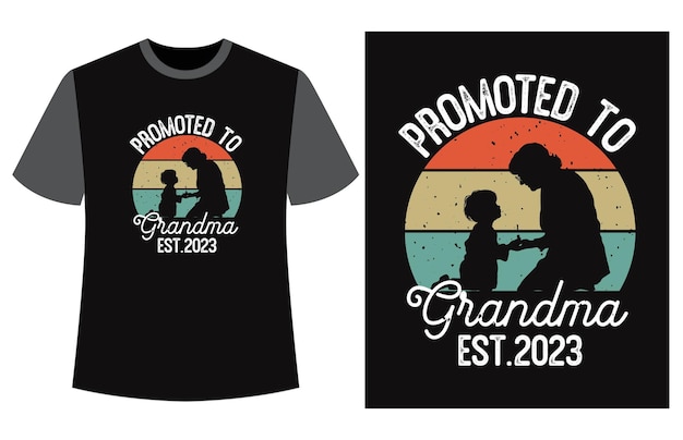 Feliz día de los abuelos camiseta vector divertido diseño de camiseta del día de los abuelos vintage