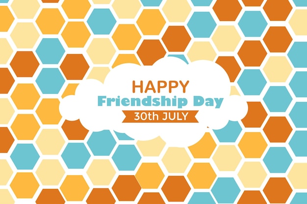 Feliz Día de la Amistad 30 de julio Resumen Fondo para su recurso gráfico