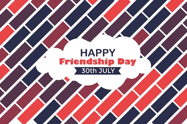 Feliz Día de la Amistad 30 de julio Resumen Fondo para su recurso gráfico