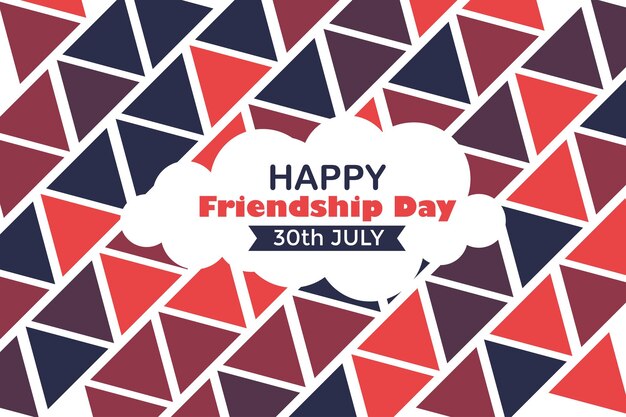Feliz Día de la Amistad 30 de julio Resumen Fondo para su recurso gráfico