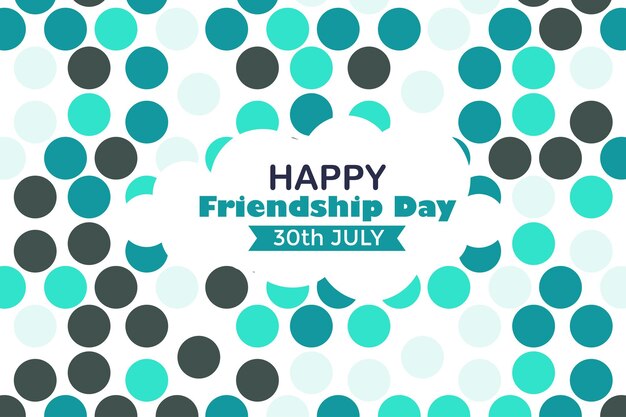 Feliz Día de la Amistad 30 de julio Resumen Fondo para su recurso gráfico