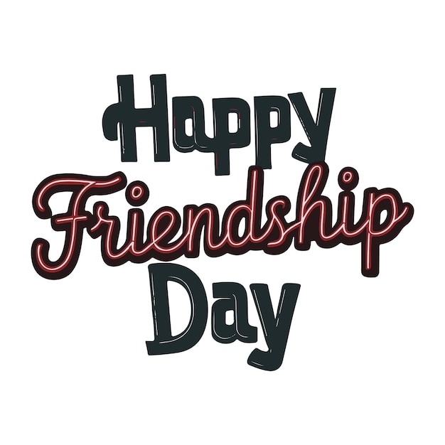 Feliz día de la amistad.