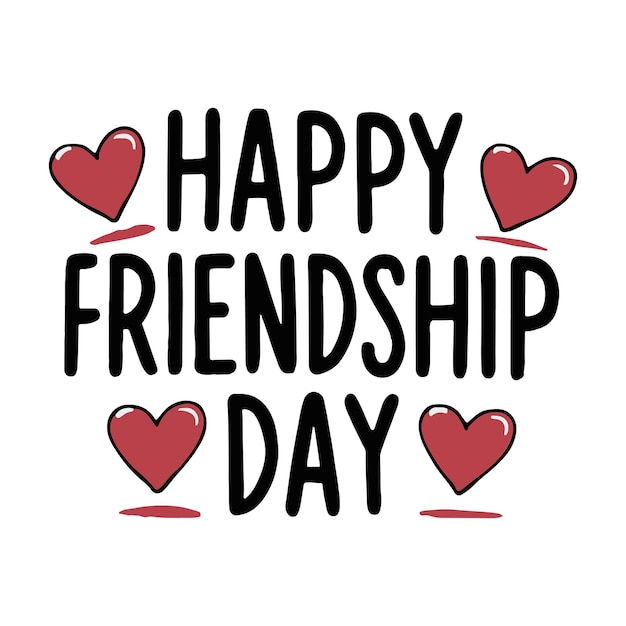 Feliz día de la amistad