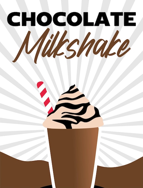 Feliz día del batido de chocolate con un delicioso batido de Chocolate