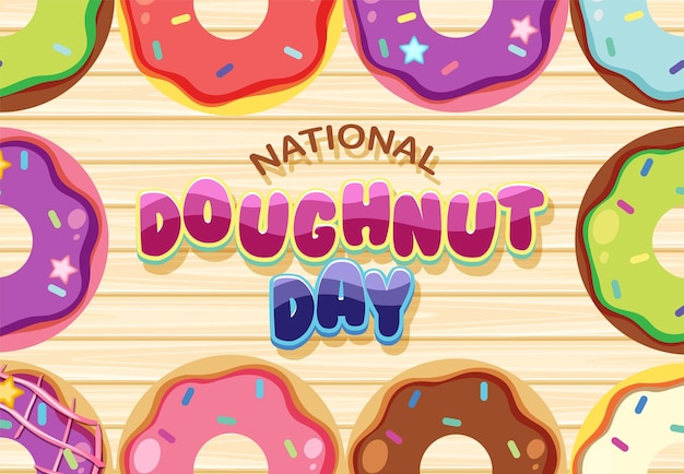 Feliz dia de las donas en junio