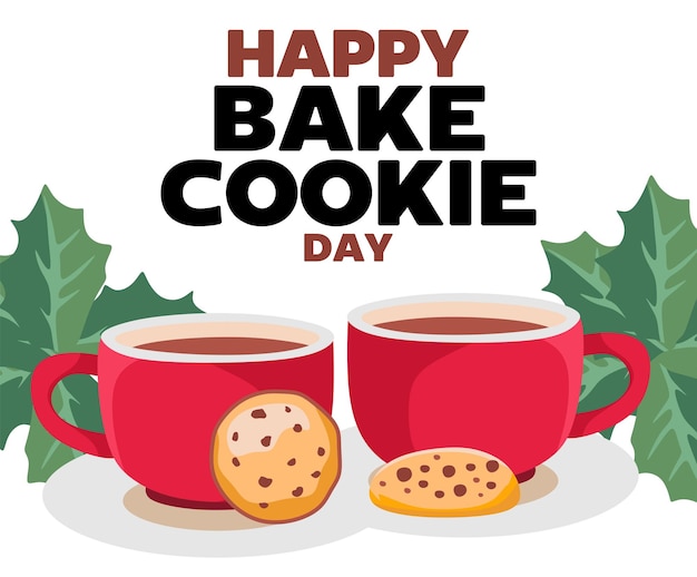 Feliz día de las galletas con galletas deliciosas
