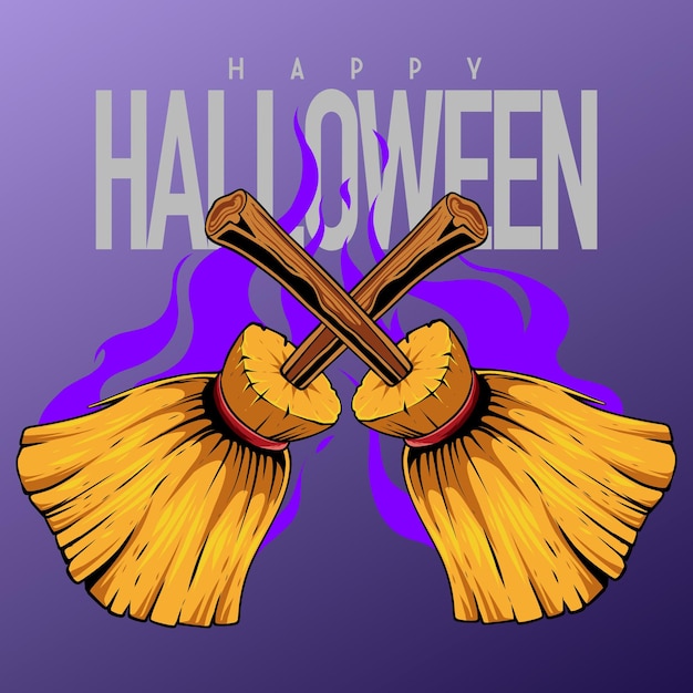 Feliz día de halloween ilustración