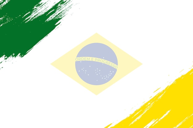 Vector feliz día de la independencia brasil 7 de septiembre diseño de fondo con área de espacio de texto
