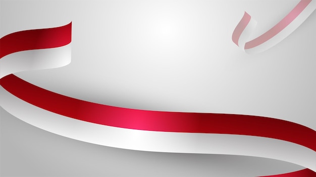Feliz día de la independencia de Indonesia con bandera roja blanca y fondo de diseño Pancasila 17 Agustus Indonesia fondo banner vector ilustración Dirgahayu Kemerdekaan Republik Indonesia Fondo