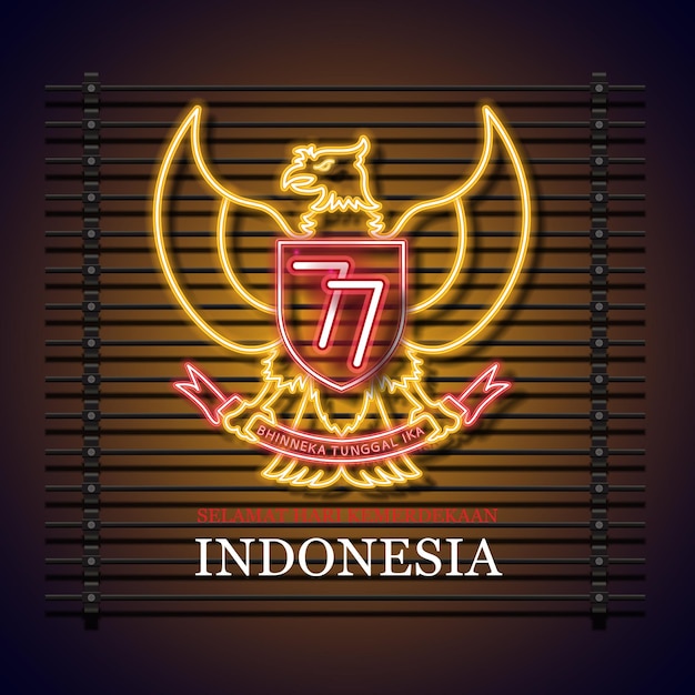 Feliz dia de la independencia de indonesia