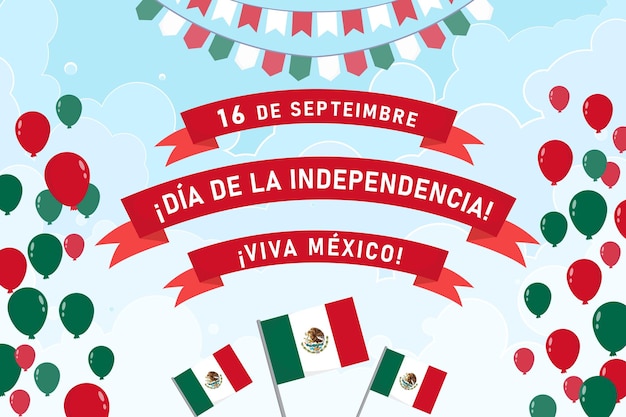 Feliz Día de la Independencia de México Saludo cardviva cartel del día de la independencia de México 16 de septiembre