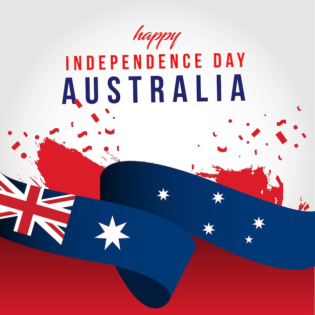 Feliz día independiente de australia