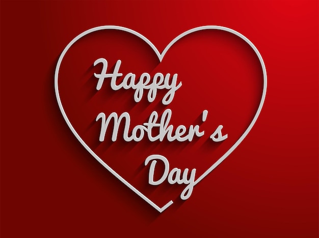 Feliz día de la madre pancarta o cartel