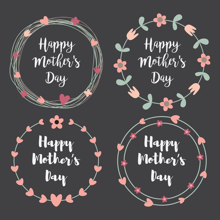 Feliz día de la madre tarjeta de felicitación para el día de la madre.